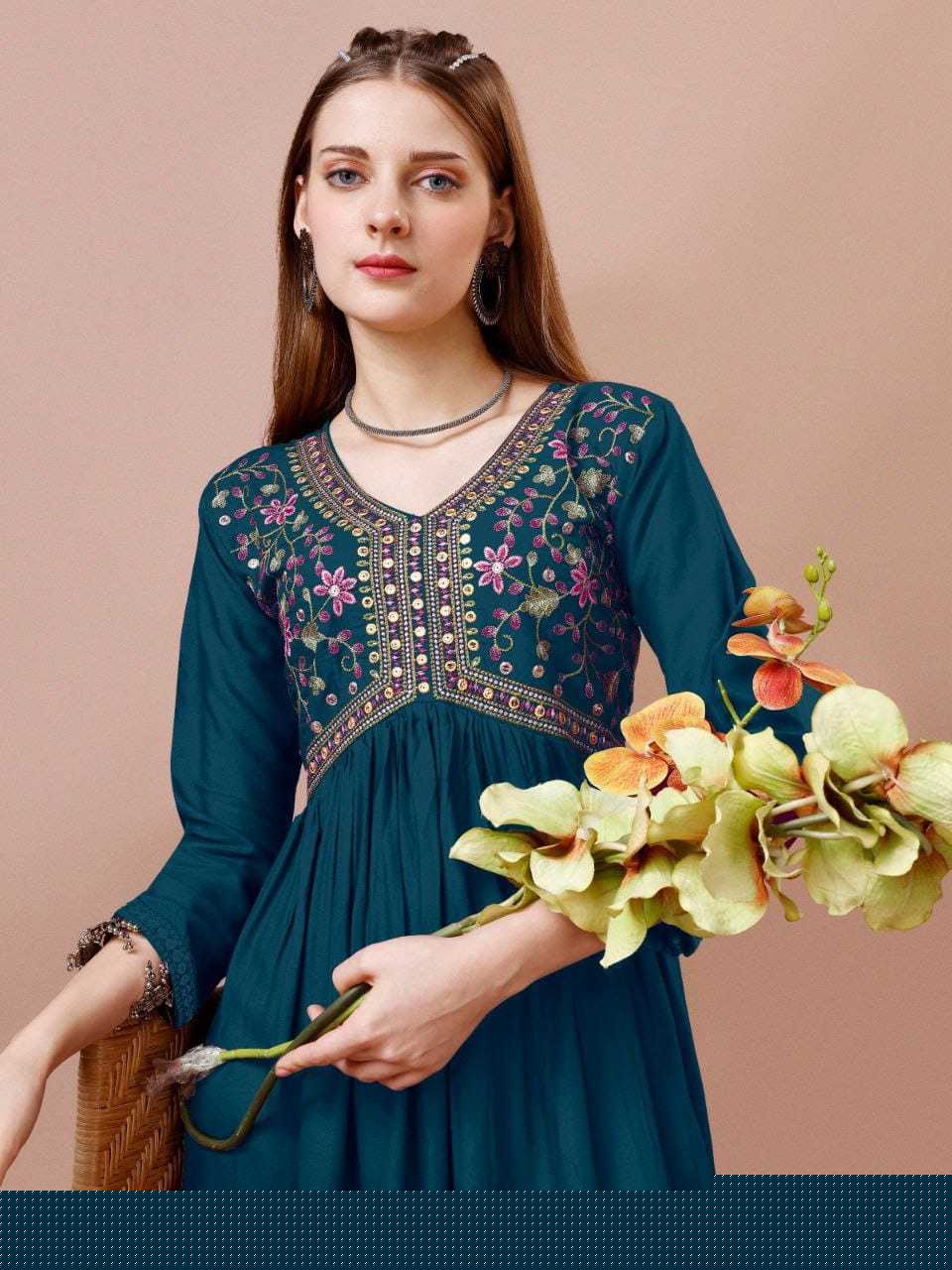 Rayon Anarkali Kurti - MYLUXURY LANE ENTERPRISE